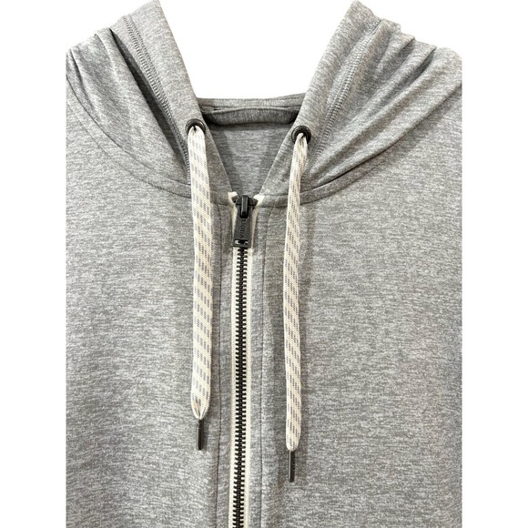 Vuori women's Halo Performance zip Hoodie XL Grey Heather activewear athleisure - Picture 3 of 9